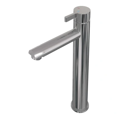 Afbeelding van Brauer Chrome Edition Wastafelmengkraan opbouw hoog model E chroom