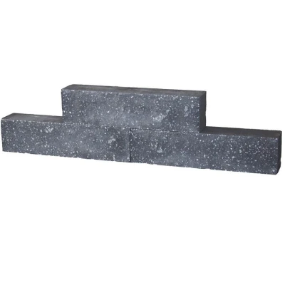 Afbeelding van MBI De Steenmeesters GIGAsplitblok Noors Antraciet 60x12x15cm Uniek &amp; speels effect