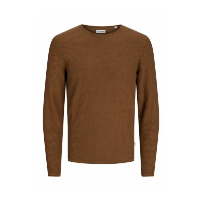 Afbeelding van Jack &amp; Jones MIT Rundhals Trui, Heren, Maat: Small, Mocha bisque