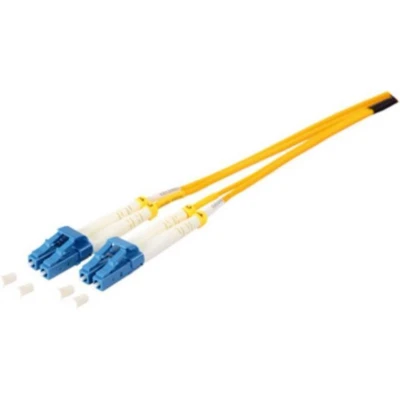 Afbeelding van S Impuls LC Duplex Optical Fiber Patch kabel Single Mode OS1/OS2 geel 1 meter