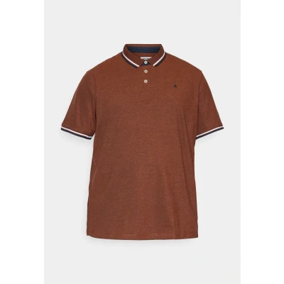 Afbeelding van Jack &amp; Jones Jjepaulos Poloshirt, Heren, Maat: 4XL, Mocha bisque