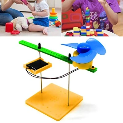 Afbeelding van Solar Physics Experiment Kit Mini Generator Generatie DC Motor Fan DIY Natuurkunde Schakelapparaat Wetenschap Speelgoed voor onderwijswetenschappelijke projecten
