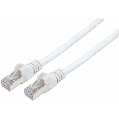 Afbeelding van Intellinet 741439 RJ45 Netwerkkabel, patchkabel CAT 6a (losse kabel 7) S/FTP 30.00 m Wit Halogeenvrij 1 stuk(s)
