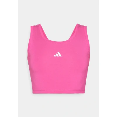 Afbeelding van adidas Sportswear Essentials Small LOGO Lifestyle Top, Dames, Maat: Large, Semi lucid fuchsia/white