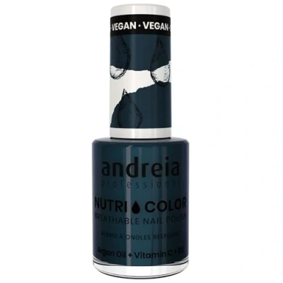 Afbeelding van Andreia Professional NutriColor Ademend Vegan Nagellak Kleur NC24 Blue Teal 10.5ml