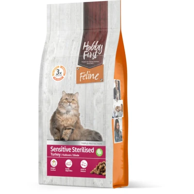 Afbeelding van 4x Hobby First Feline Sensitive Sterilised 1,5 kg
