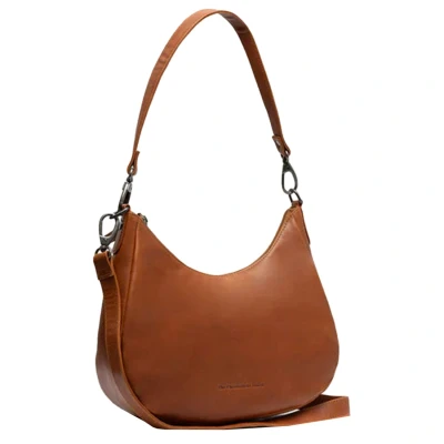 Afbeelding van Leren Schoudertas Cognac Alexandria