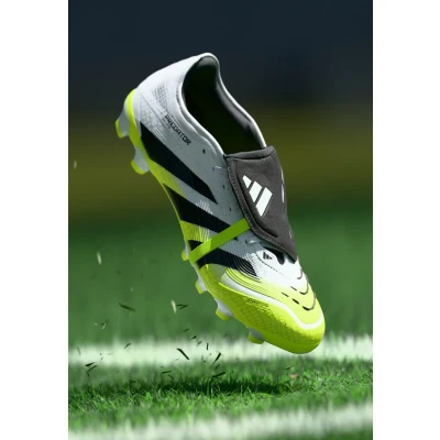 Afbeelding van adidas Performance Predator PRO FT MG Voetbalschoenen met kunststof noppen, Heren, Maat: 40, White/core black/lucid lemon Schoenen