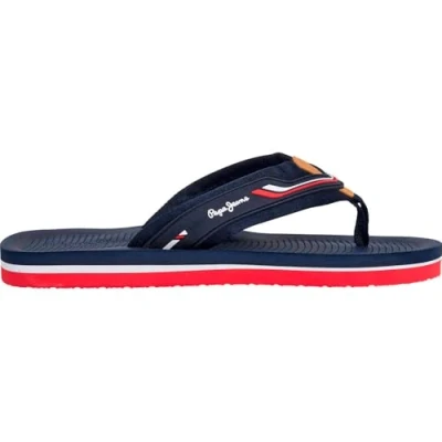 Afbeelding van Pepe Jeans WEST CLUB Teensandalen, Heren, Maat: 41, Navy Polyester