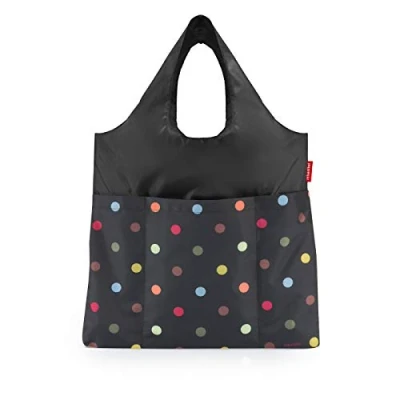 Afbeelding van Reisenthel Mini Maxi Shopper Plus 20L Dots Zwart
