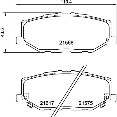 Afbeelding van Brembo Remblokset P 79 040