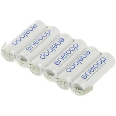 Afbeelding van Panasonic eneloop Reihe F1x6 Accupack Aantal cellen: 6 Batterijgrootte: AA (penlite) U soldeerlip NiMH 7.2 V 1900 mAh