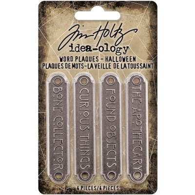 Afbeelding van Idea ology Tim Holtz Halloween Word Plaques (TH94164)