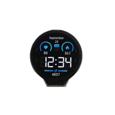 Afbeelding van ESP32 S3 Development Board with 1.28inch Round LCD Display,32 bit LX7 Dual core Processor,Support 2.4 GHz Wi Fi and Bluetooth 5(LE),Embedded GC9A01 Driver Chip