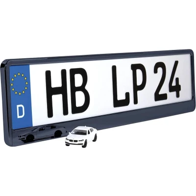 Afbeelding van Alti Giri Kentekenplaathouder Click 52 x 11 cm Hoogglans Zwart