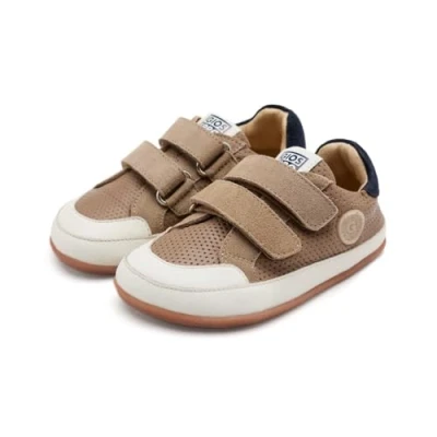 Afbeelding van Gioseppo Ripton Unisex Sneakers laag voor kinderen, Maat: 27, Taupe Imitatieleer/ textiel