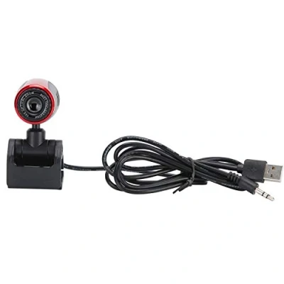 Afbeelding van USB2.0 Computer Camera, HD Webcam Microfoon Laptop USB PC Flexibele Roterende Web Camera voor Bellen, Conferentie
