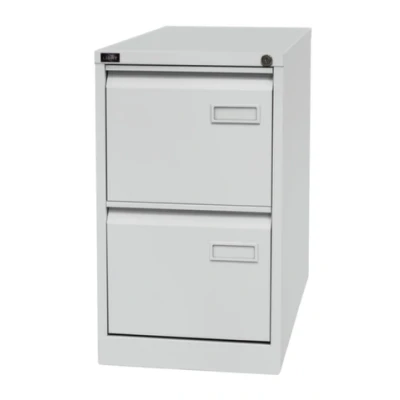 Afbeelding van Bisley LIGHT Hangkast, eenpersoons, DIN A4, 2 HR schuifladen, staal, 645 lichtgrijs, 62,2 x 41,3 71.099999999999994 cm