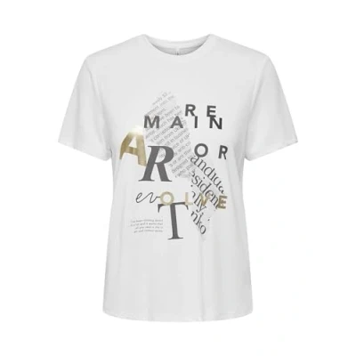 Afbeelding van ONLY ONLFREE LIFE REG S/S LEAF Top JRS NOOS Dames Maat M