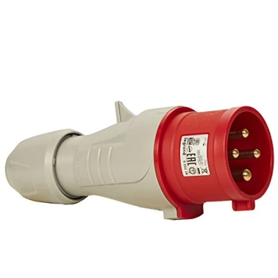 Afbeelding van Legrand 555238 Mobiele stekker, recht, P17, IP44, 32A, 380V tot 415V , 3P+T