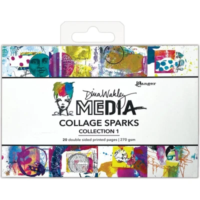 Afbeelding van Ranger Dina Wakley Media Collage Sparks Collection 1