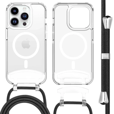 Afbeelding van Apple iPhone 14 Pro MagSafe Hoesje Kunststof iMoshion Hardcase/Koordhoesje/Backcover Transparant Telefoonhoesje