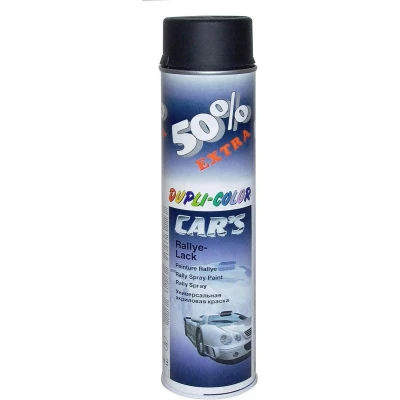 Afbeelding van dupli color cars spray zwart zijdeglans 724961 600 ml