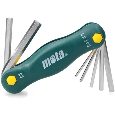 Afbeelding van Inbussleutel Set Mota LQ71 Zakmes 2 2,5 3 4 5 6 8 mm