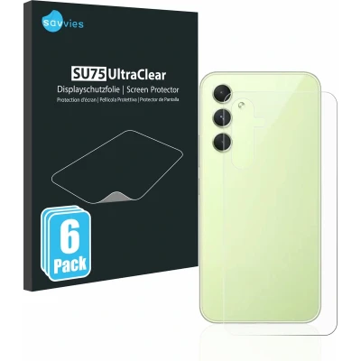 Afbeelding van Savvies (6 Stuks) Schermbeschermer voor Samsung Galaxy A54 5G (Achterkant) Screen Protector Ultra Transparant