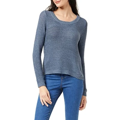 Afbeelding van ONLY Onlgeena XO LS NOOS Trui, Dames, Maat: XS, Vintage indigo