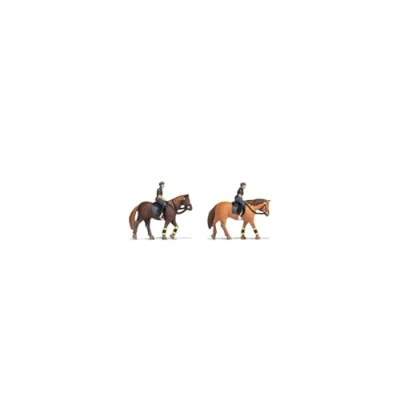 Afbeelding van NOCH 45078 TT Politie te paard figuren Geverfd, Staand