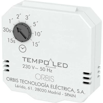 Afbeelding van ORBIS Zeitschalttechnik OB200007 Trappenhuislichtautomaat Inbouw (in muur) 230 V