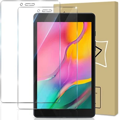 Afbeelding van GiiYoon 2 Stuks Screen Protector Compatibel met Samsung Galaxy Tab A 8 2019 (SM T290/T295),9H Gehard Glas Schermbeschermer, [Eenvoudige installatie] [Krasbestendig][Geen Bubbels] Beschermfolie