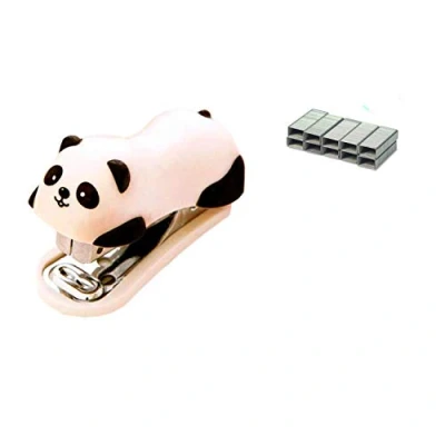 Afbeelding van Draagbare Mini Leuke Panda Desktop nietmachine Set met 1000PCS No.10 Nietjes voor Office School Thuis of Reizen Gebruik