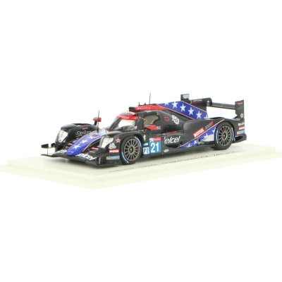 Afbeelding van De 1:43 Diecast Modelcar van Oreca 07 Gibson Team Dragonspeed USA #21 24H LeMans 2020. coureurs waren T. Buret / J.P. Montoya en M. Rojas. fabrikant het schaalmodel is Spark. Dit model alleen online ve