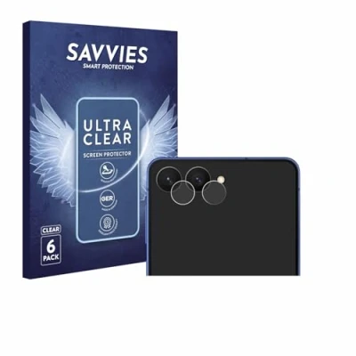 Afbeelding van Savvies Screenprotector voor Samsung Galaxy Z Flip 7 (ALLEEN Camera Lens) Folie Beschermfolie transparant (6 Stuks)