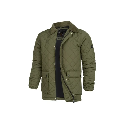 Afbeelding van Indicode Jeans Indrills Jas, Heren, Maat: Small, Army