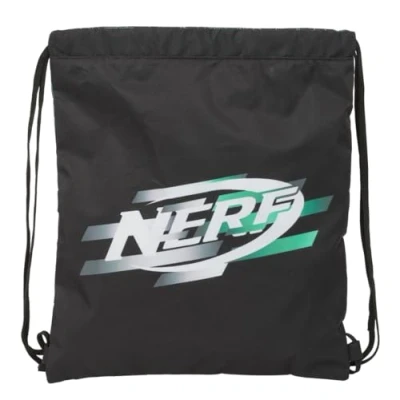 Afbeelding van Rugtas met Koordjes Nerf Game Zwart 35 x 40 1 cm