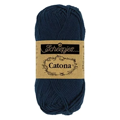 Afbeelding van Scheepjes Catona 124 Ultramarijn Garen 10x10g