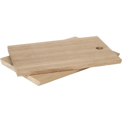 Afbeelding van Blomus Snijplank Borda Set Van 2 Small Bruin 20x14x1cm