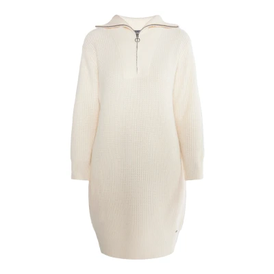 Afbeelding van Gebreide jurk DREIMASTER XS / Off White 66% Gerecycled Polyester 20% Nylon 11% Polyacryl 3% Wol