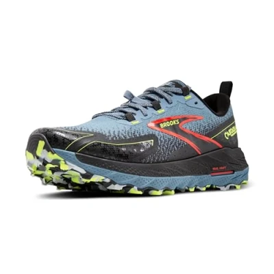 Afbeelding van Brooks Cascadia 18 Trail hardloopschoenen, Heren, Maat: 43, Citadel ebony lime Textiel