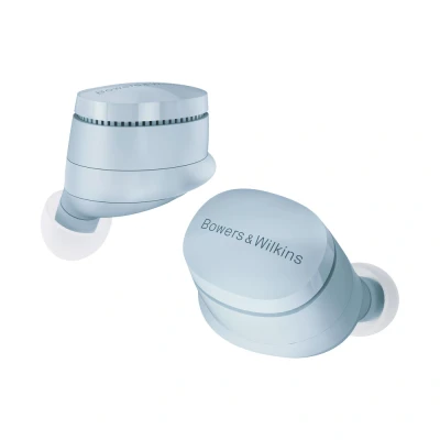 Afbeelding van Bowers &amp; Wilkins Pi6 draadloze True Wireless Noice Cancelling Koptelefoon met Bluetooth, aptX, actieve ruisonderdrukking (ANC) en geïntegreerde microfoons Glacier Blue