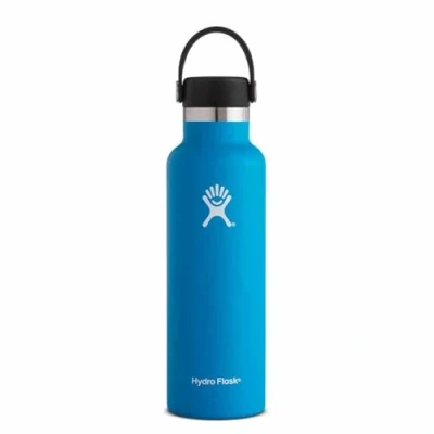 Afbeelding van Hydro Flask Waterfles van 621 ml Vacuüm Geïsoleerde Roestvrij Stalen Drinkfles met Lekvrije Flex Cap Dubbelwandige Herbruikbare Fles Poedercoating BPA vrij Standaard Opening Pacific