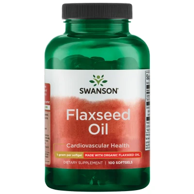 Afbeelding van Swanson Health Efa Flaxseed Oil 1000mg