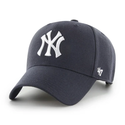 Afbeelding van 47 Brand MLB New York Yankees MVP Cap B MVPSP17WBP NYC, Unisex, Marineblauw, Pet, maat: One size