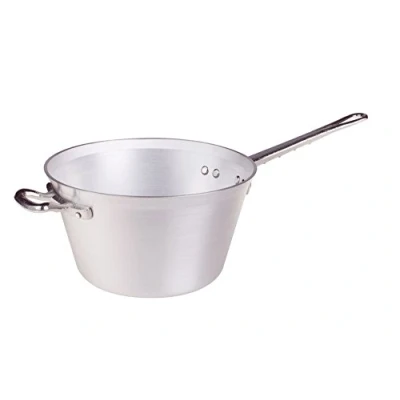 Afbeelding van Pentole Agnelli Polenta Pot in Aluminium met RVS Handvat (zilver)