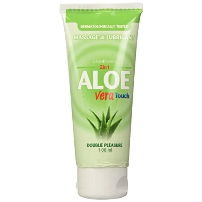 Afbeelding van Glij en Massagemiddel met Aloë Vera 100 ml