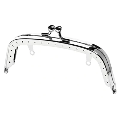 Afbeelding van 1 Chiusura per Borse, Emilia, 12x5cm, Argento