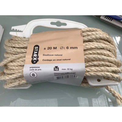 Afbeelding van Starx Sisaltouw 6mm 20 m Naturel
